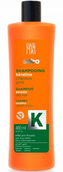 Шампунь с кератином для жирных волос Sairo Keratin Oily Hair Shampoo 400 мл