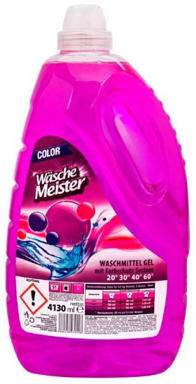 Гель для стирки цветного Wasche Meister Color 4,130 л